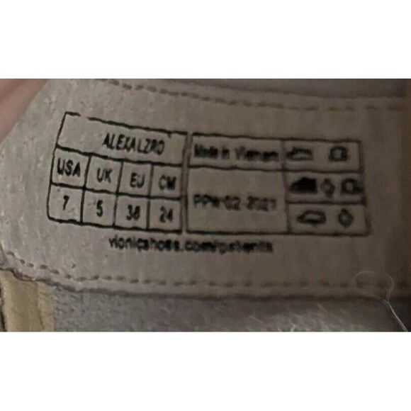 Vionic Ballet Flats 7 Alexa Metallic Lizard Orthotic Shoes Silver Nappa Leather - Picture 8 of 16